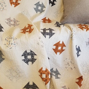Hayride Quilt Kit...pattern designed by Mickey Zimmer featuring Rustic Gatherings by Primitive Gatherings and Coordinating prints