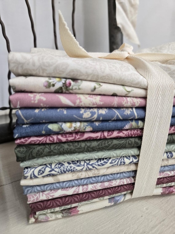 Wild Flowers...HALF Yard Bundle...Smithsonian Collection...Marcus Fabrics...15 prints