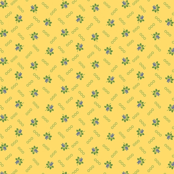 Woof And Warp...Tulips...R311132D-YELLOW...Sheryl Johnson...Marcus Fabrics