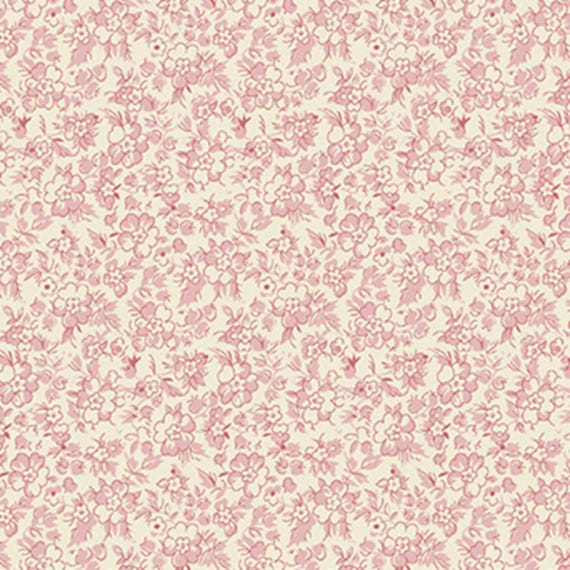 Beloved...1665321B...calico...rose natural...April Cornell...Benartex