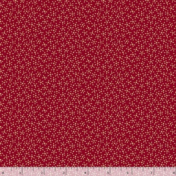 Paula's NEW Companions...R221104D RED...designed by Paula Barnes...Marcus Fabrics