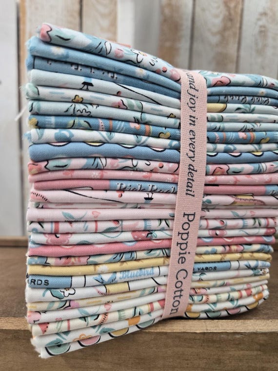 Granny's Sewing Room...FQ bundle...Sheri McCulley...Poppie Cotton...27 prints