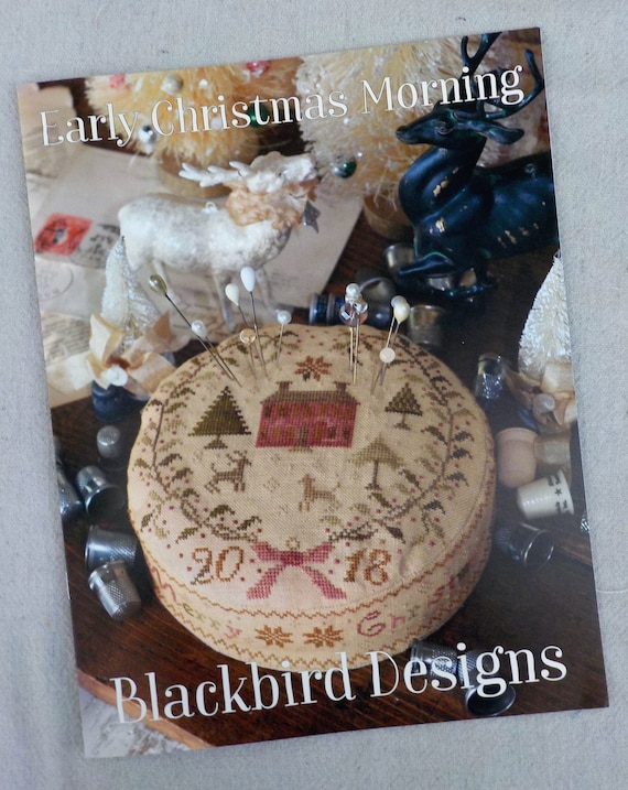 Early Christmas Morning by Blackbird Designs...cross stitch pattern, cross stitch