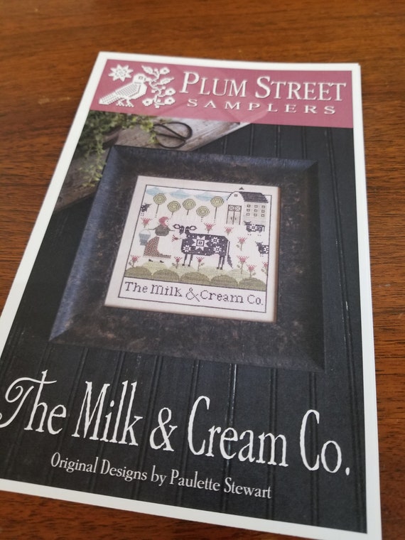 The Milk & Cream C. by Plum Street Samplers...cross stitch pattern