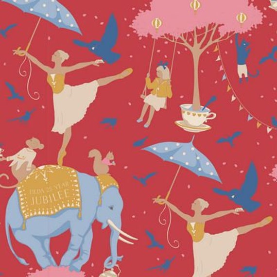 Jubilee- Circus Life Jubilee Red...a Tilda Collection designed by Tone Finnanger