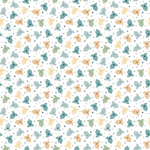 Baby Boy...C16764-WHITE...Lori Whitlock...Riley Blake Designs