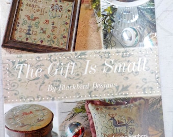 The Gift is Small...Loose Feathers 2012, pattern 4 by Blackbird Designs...cross-stitch design