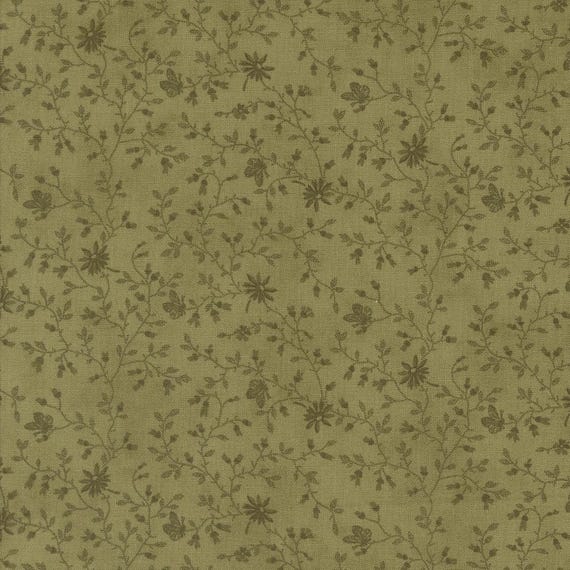 3 Sisters Favorites...Vintage Linens...Meadow Greens...44361 40...Moda Fabrics