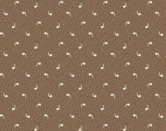 Curated Cottons Quotation R310729D-BROWN by Sheryl Johnson for Marcus Fabrics