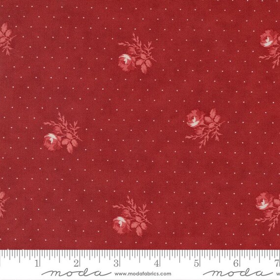 Ridgewood Cherry 14972 18 by Minick and Simpson for Moda Fabrics