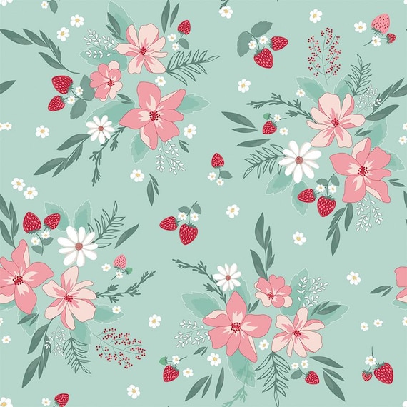Berry Market...C15740-MINT...Beverly McCullough...Riley Blake Designs