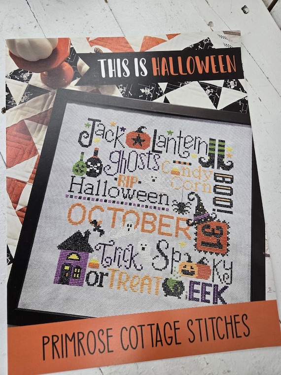 This is Halloween...Lindsey Weight for Primrose Cottage Stitches...cross stitch chart