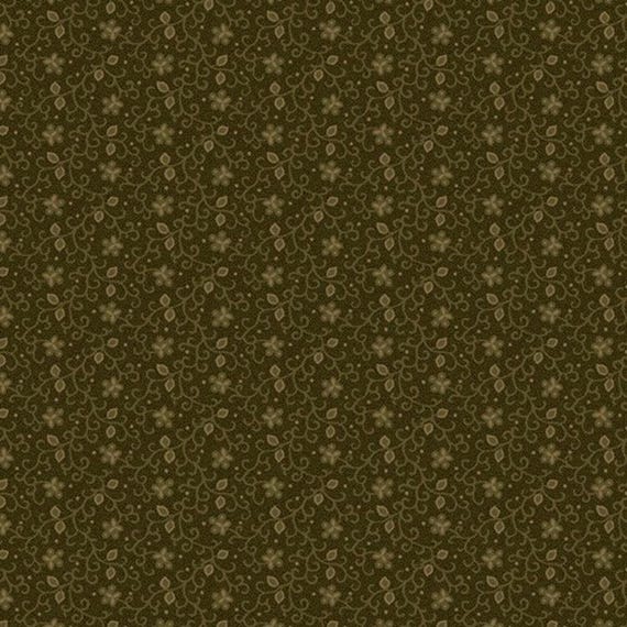 Prairie Dry Goods II...R171646D green...village vine...Pam Buda...Marcus Fabrics