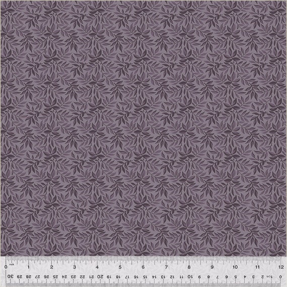 Circa: Purple Vining Leaves Purple 53950-3-1 by Whistler Studios for Windham Fabrics