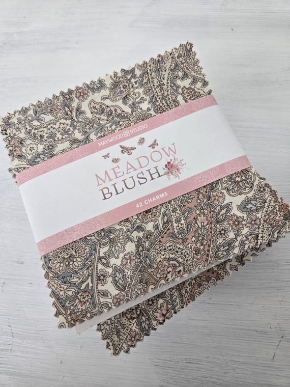 Meadow Blush...Charm Pack...Maywood Studio...42 squares