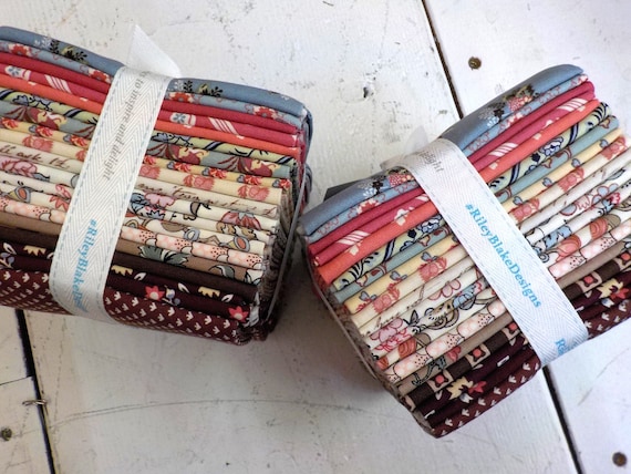 Sense & Sensibility 19 fat quarter bundle...designed by Jane Austen's House for Riley Blake Designs...classic floral, reproduction print