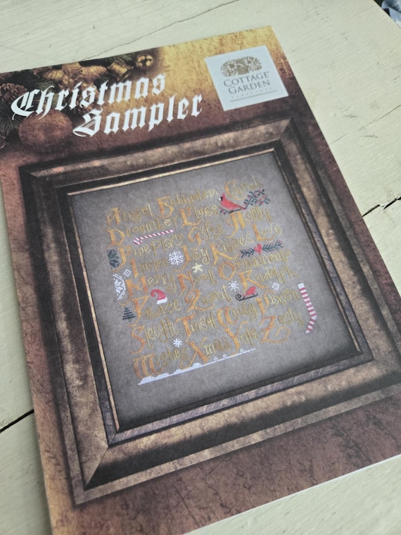 Christmas Sampler II...Cottage Garden Samplings...cross stitch chart