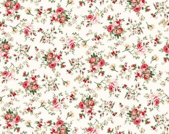 American Beauty, Scattered Petite Rose MAS10253-E by Robyn Pandolph Saxty...designed for Maywood Studio