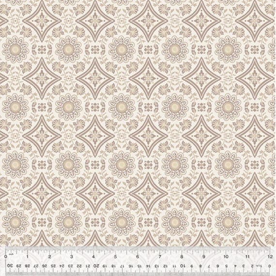 Dwell...54741-1 Cream...Garden Tile...Whistler Studios...Windham Fabrics