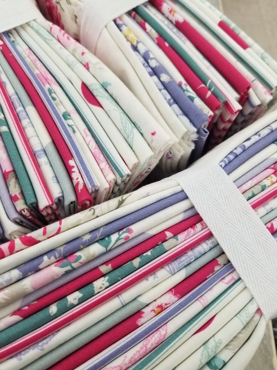 Amelie...HALF Yard Bundle...Tanya Whelan...cottage style prints...floral