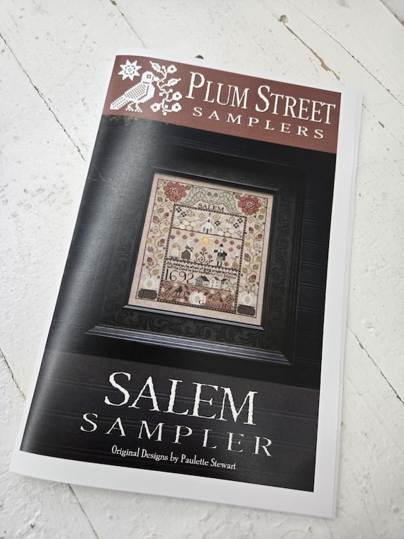 Salem Sampler...Plum Street Samplers...cross stitch chart...Halloween...autumn
