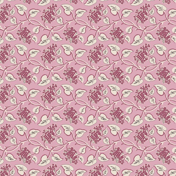 Heritage Garden...DV7510...Wildflower Pink...Emma Newman of Gathering Thread...Devonstone Collection