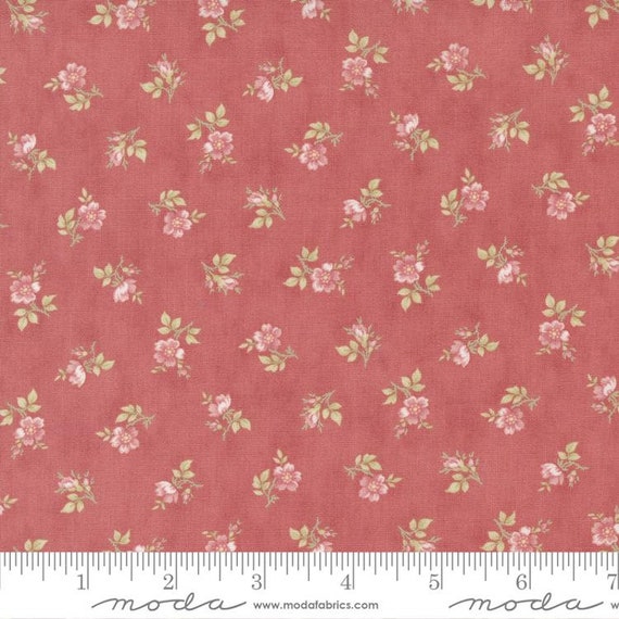 Bliss Tranquility Rose 44316 14 by 3 Sisters for Moda Fabrics