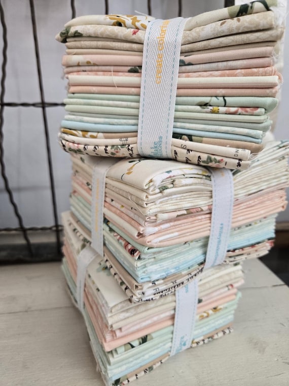 Rose & Violet's Bouquet des Fleurs...FQ Bundle...designer Miss Rose Sister Violet...Riley Blake Designs...