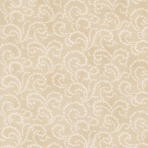 Breathtaking Blues...44407 12 Ecru...3 Sisters...Moda Fabrics