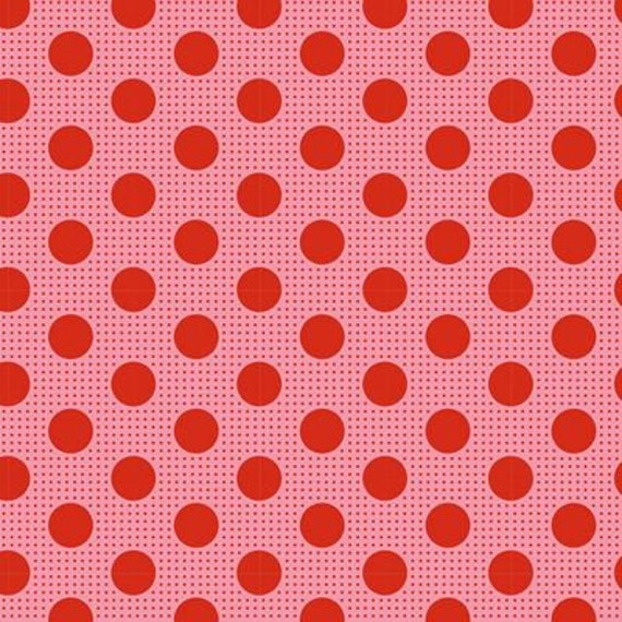 Tilda Medium Dots Salmon...a Tilda Basic designed by Tone Finnanger