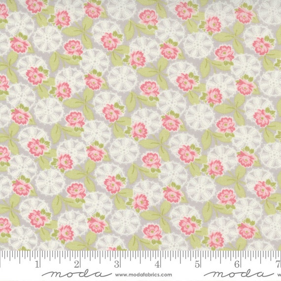 Cottage Linen Closet Pebble 18733 15 by Brenda Riddle of Acorn Quilt Company for Moda Fabrics