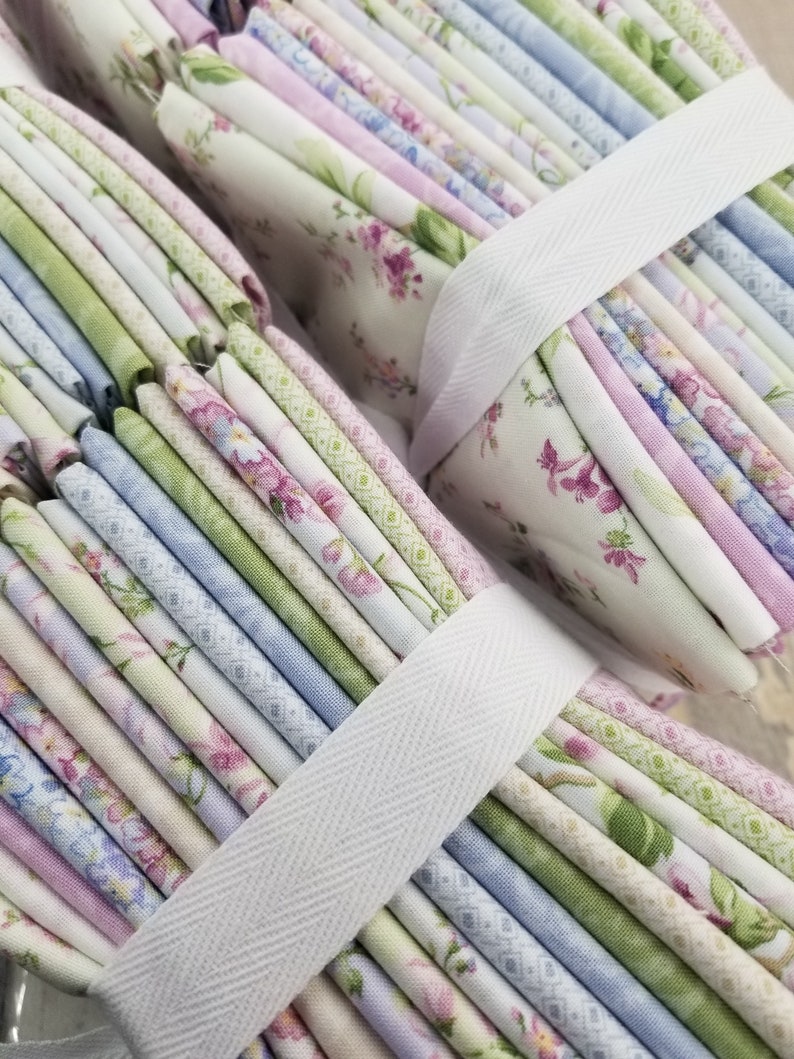 Sugar Lilac fat quarter bundle designed by Maywood Studio, 17 prints image 1