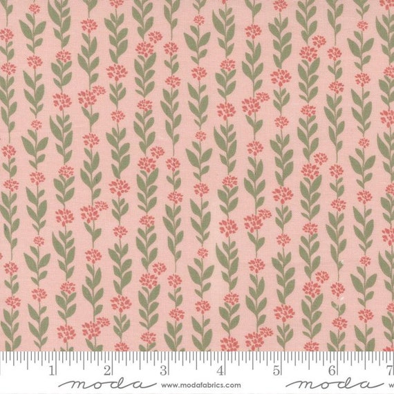 Country Rose Pale Pink 5171 12 by Lella Boutique for Moda Fabrics