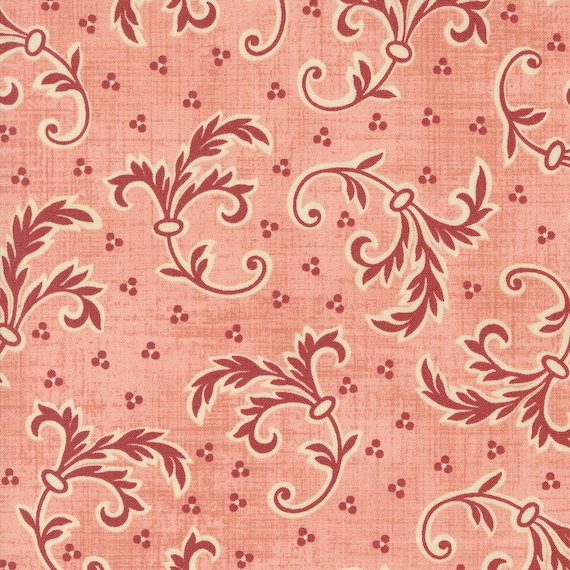 Dinah's Delight 1830-1850 Sweet Pink 31672 15 designed by Betsy Chutchian for Moda Fabrics