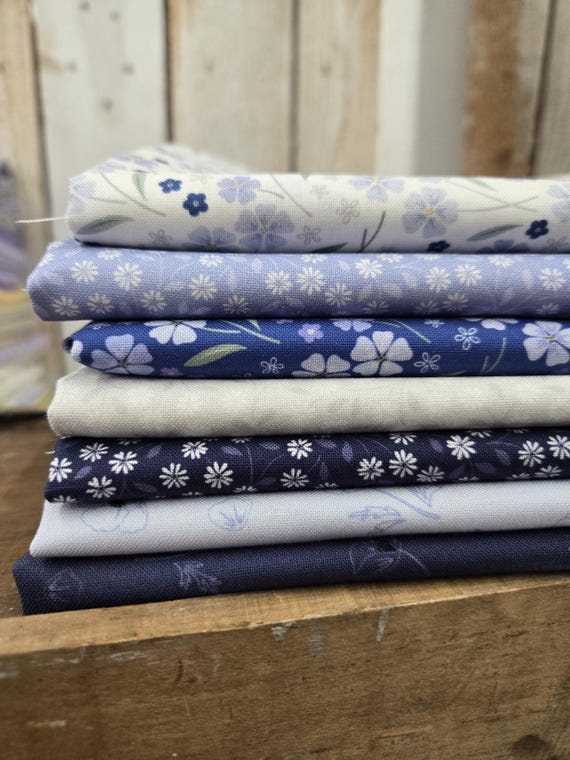 Forever Blooms...HALF Yard bundle...Cassandra Connolly...Lewis & Irene...7 prints