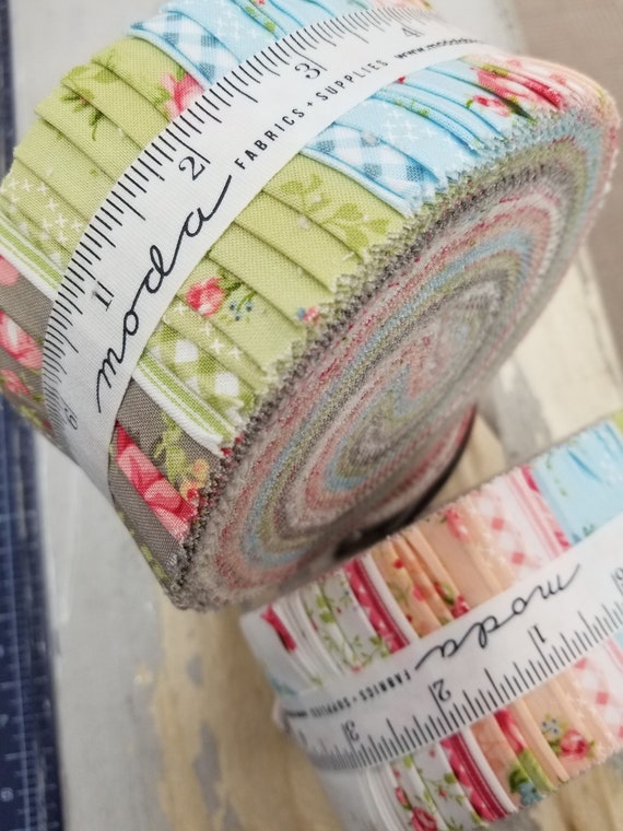 Ellie Jelly Roll by Brenda Riddle of Acorn Quilt Company for Moda Fabrics...40--2 1/2 inch strips