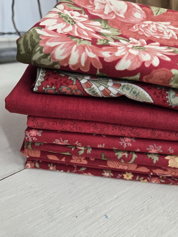 Ambiance...Rose...FQ bundle...3 Sisters...Moda Fabrics...9 prints