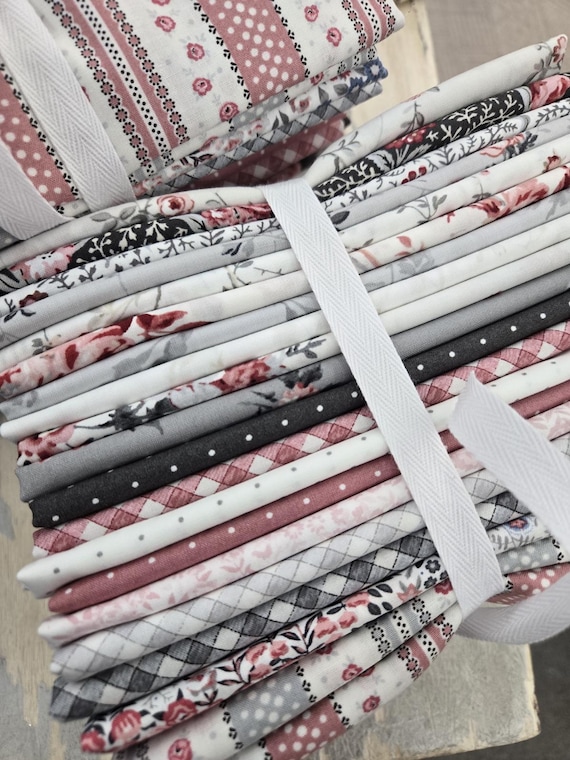 Audrey...HALF YARD Bundle...Clothworks...20 prints
