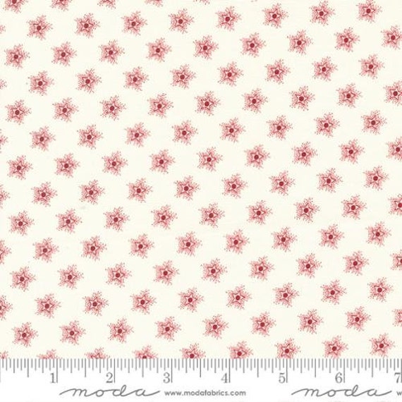 American Gatherings II Dove Heart Red 49242 21 by Primitive Gatherings for moda fabrics