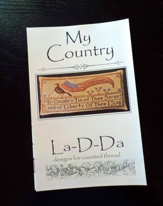 My Country by La-D-Da...cross stitch pattern