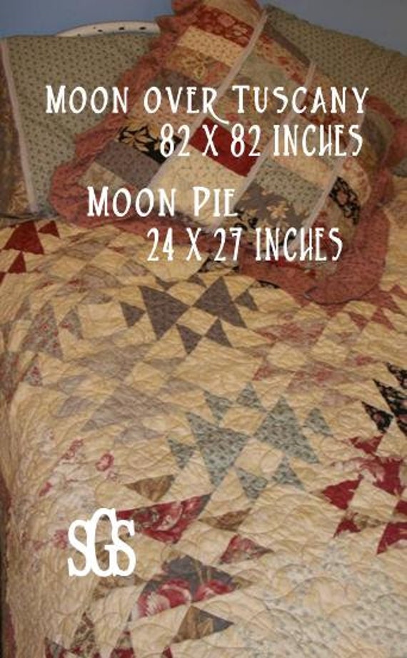 PDF Moon Over Tuscany pattern by Mickey Zimmer for Sweetwater Cotton Shoppe