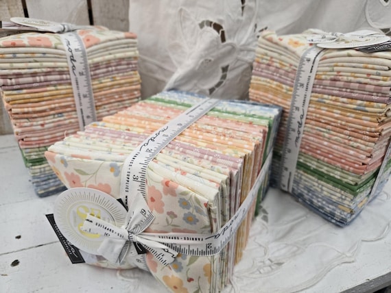 Cottage Charm...FQ Bundle...Heather Briggs of My Sew Quilty Life...Moda Fabrics...40 prints
