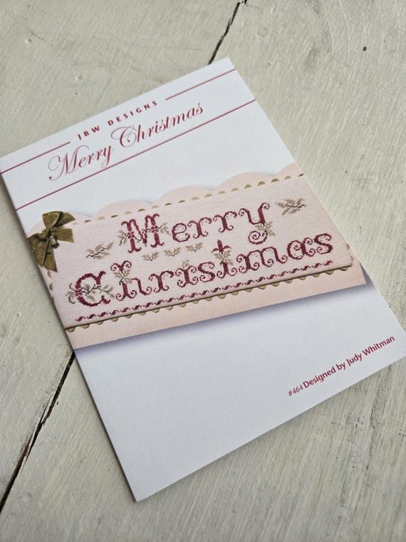 Merry Christmas...Judy Whitman...JBW Designs...cross stitch chart