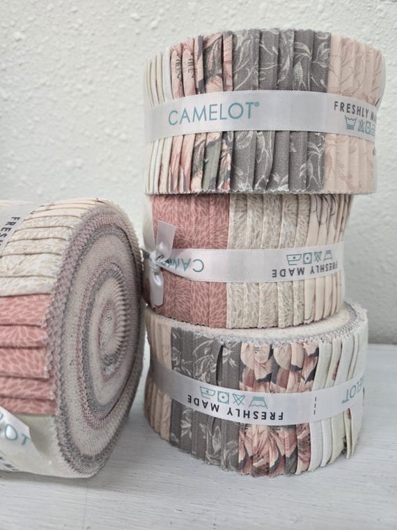 Rosalind Grey...Roll...Andrea Jasid Grassi...Camelot Fabrics...40--2 1/2 inch strips