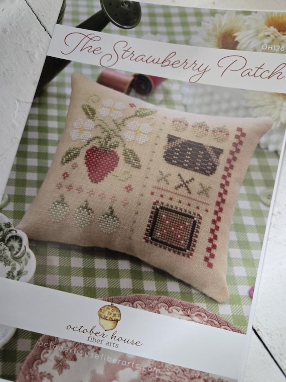 The Strawberry Patch...October House Fiber Arts...cross stitch pattern