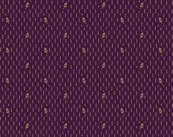 I Love Purple R330691-PLUM Dashes by Judie Rothermel for Marcus Fabrics