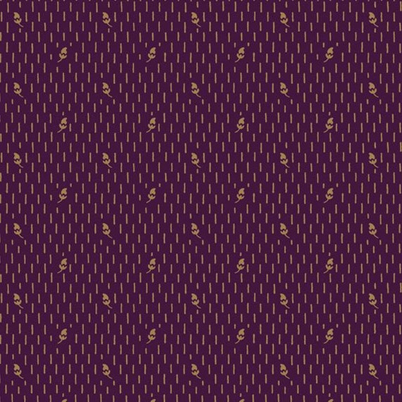 I Love Purple R330691-PLUM Dashes by Judie Rothermel for Marcus Fabrics