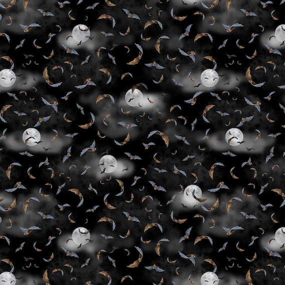 Happy Haunting...55183-1 Night...Leslie Trimbach...Windham Fabrics