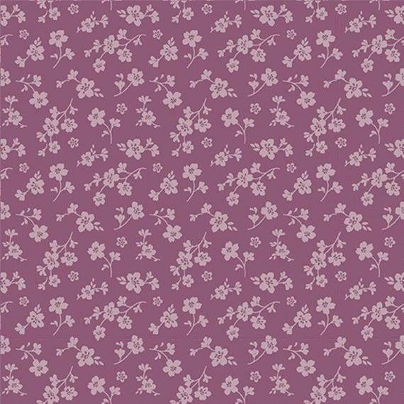 Sweet Meadow...15043-65...Meadow Floral...Mauve...Kanvas Studio...Benartex