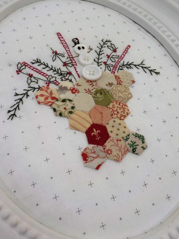 A Winter's Stitch embroidery kit...designed by Tracy Souza of Plumcute Designs, DIY Christmas, Christmas project